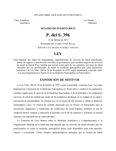 P. del S. 396 SENADO DE PUERTO RICO