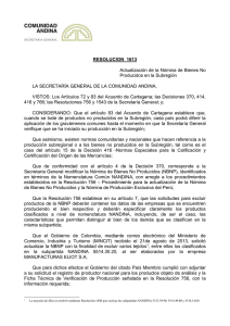 resolucion 1613 - Comunidad Andina