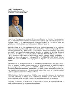 Juan Carlos Rodriguez Presidente de Univision Deportes Univision