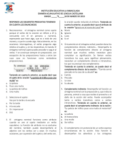Examen Lengua Castellana 2015