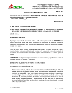 ANEXO BP Monitoreo AIV SEGUNDA JUNTA DE ACLARACIONES