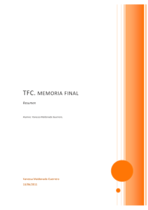 TFC. memoria final