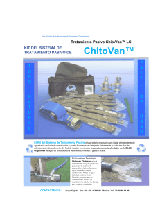 ChitoVan™ LC (biopolímero seco)(mangas)