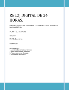 RELOJ DIGITAL DE 24 HORAS.