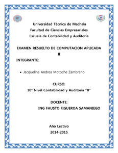 EXAMEN DE COMPUTACION - Universidad Técnica de Machala