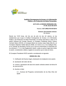 VP 01 de Julio 2014ORD - Instituto Duranguense de Acceso a la