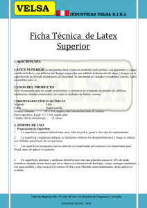 Ficha Técnica de Latex Superior