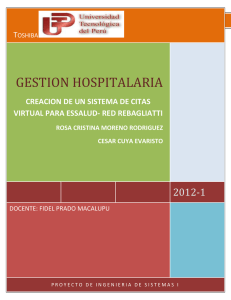 GESTION HOSPITALARIA 2012-1 T