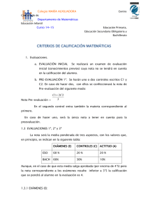 Matemáticas - Colegio Salesiano de Mérida
