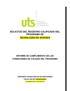 Protocolo Documento maestro - UTS