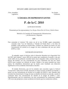 P. de la C. 2010 CÁMARA DE REPRESENTANTES