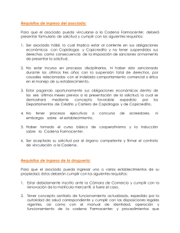 El Reto - Copidrogas El Reto - Copidrogas