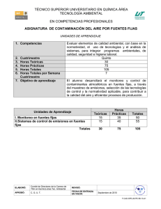 Contaminación del Aire por Fuentes Fijas