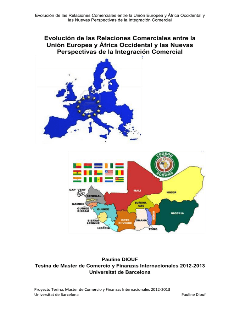 Evoluci N De Las Relaciones Comerciales Entre La Uni N Europea Y