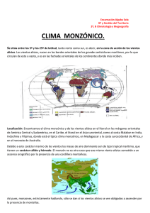 Clima Monzónico Grupo B