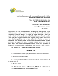04-09-13 - Instituto Duranguense de Acceso a la Información