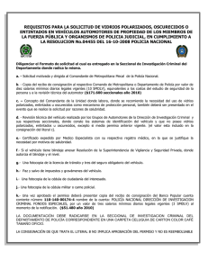 Requisitos Fuerza Publica - Policía Nacional de Colombia
