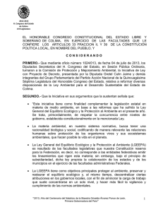 EL  HONORABLE  CONGRESO  CONSTITUCIONAL  DEL  ESTADO... SOBERANO  DE  COLIMA,    EN  ...