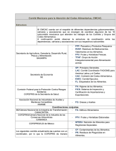 Comité Mexicano para la Atención del Codex Alimentarius, CMCAC