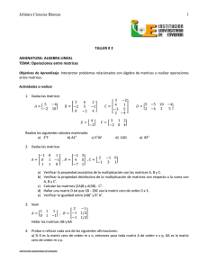 Taller_2_Opeaciones entre Matrices