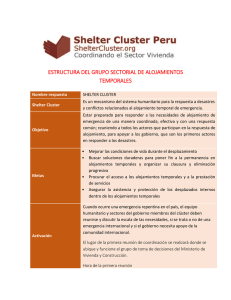Shelter Cluster Peru Contingency plans 2015 (3)