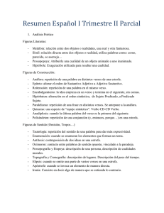 Resumen Español I Trimestre II Parcial