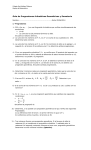Colegio San Esteban Diácono Deptp. de Matemática Guía de