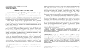 Argumentacion - Universidad Industrial de Santander