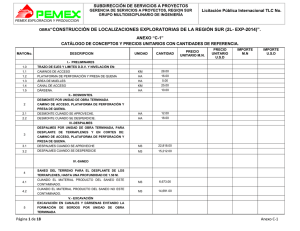 Anexo C-1  - PEMEX Exploración y Producción PEP