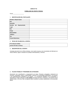 ANEXO N°2 Formulario Oferta Tecnica_FIT