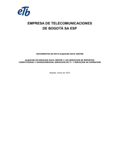 EMPRESA DE TELECOMUNICACIONES DE BOGOTÁ SA ESP