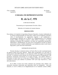 R. de la C. 970 CÁMARA DE REPRESENTANTES