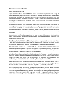Discurso de apertura María Fernanda Campo Saavedra, Ministra de