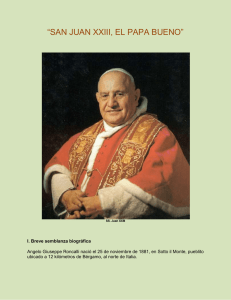 San Juan XXIII El Papa Bueno
