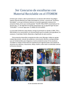 3er Concurso de esculturas con Material Reciclable en el ITSMEM