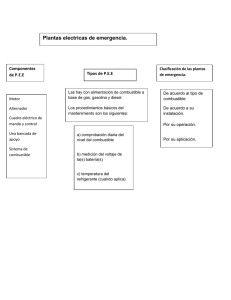 Plantas electricas de emergencia.