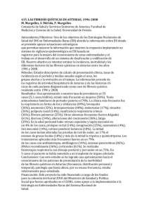 415. LAS FIBROSIS QUÍSTICAS EN ASTURIAS, 1996-2008
