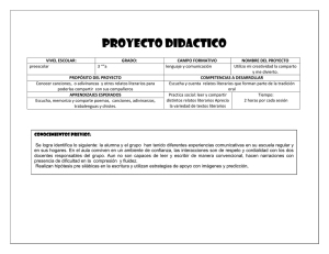 PROYECTO DIDACTICO