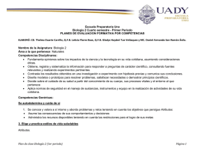 Universidad Autónoma de Yucatán Escuela Preparatoria Uno
