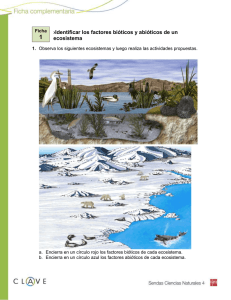 1 ›Identificar los factores bióticos y abióticos de un ecosistema