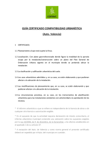 GUÍA CERTIFICADO COMPATIBILIDAD URBANÍSTICA