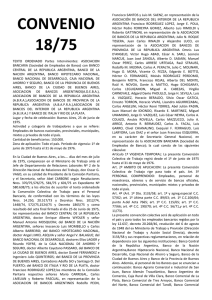 convenio 18/75 - Noticiero Bancario