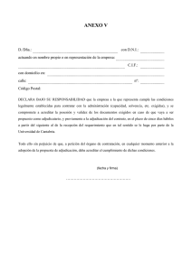 Anexo V - Declaración cumplimiento condiciones de contratar