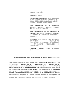 RR-015-15.doc - Instituto Duranguense de Acceso a la Información