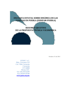 Resumen Ejecutivo Propuesta GESOC ESDIFAM Puebla Bis