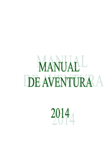 MANUAL DE AVENTURA 2014 CAMINO INKA CORTO 2 días/1