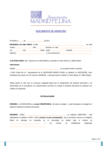 contrato de adopción