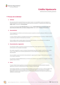 Proceso de la Solicitud - Agencia Negociadora Chile