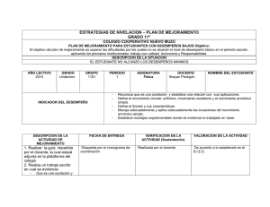 plan de mejoramiento - Colegio Cooperativo