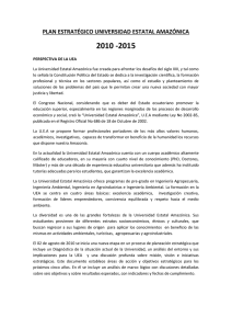 plan estratégico universidad estatal amazónica 2010 -2015